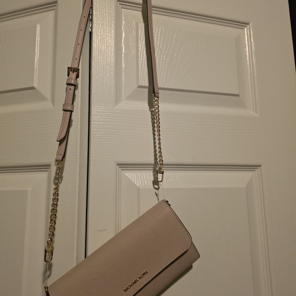 NWT-Michael Kors Blush Clutch Bag - Picture 6 of 9